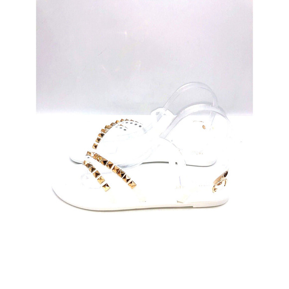 Olivia Miller Tramore Jelly Studded Sandals - White , US 8 - Picture 9 of 10